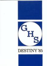 Goshen Central High School 1985 yearbook cover photo