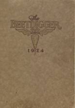 Jordan High School 1924 yearbook cover photo