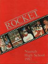 Neenah High School 1987 yearbook cover photo