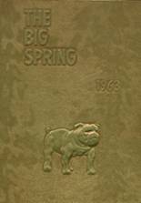 Big Spring High School 1963 yearbook cover photo