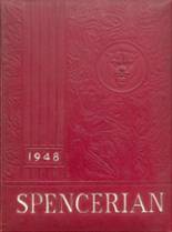 Spencer High School 1948 yearbook cover photo