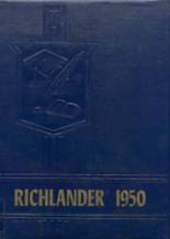 Richland High School 1950 yearbook cover photo