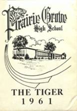 Prairie Grove High School 1961 yearbook cover photo