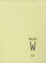 Washington Community High School 1963 yearbook cover photo