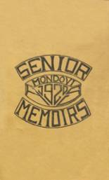 Mondovi High School 1920 yearbook cover photo