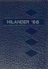 Hiland High School 1966 yearbook cover photo
