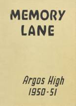 Argos Community High School 1951 yearbook cover photo