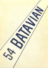 Batavia High School 1954 yearbook cover photo