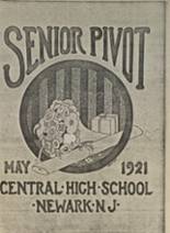 1921 Central High School Yearbook from Newark, New Jersey cover image