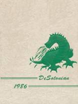 De Soto High School 1986 yearbook cover photo