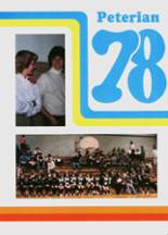 St. Peter High School 1978 yearbook cover photo