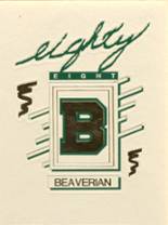 Beaver River Central High School 1988 yearbook cover photo