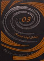 Nocona High School 2003 yearbook cover photo