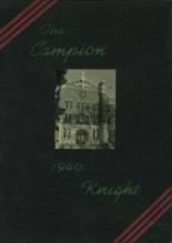 Campion Jesuit High School 1940 yearbook cover photo