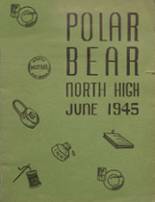 North High School 1945 yearbook cover photo