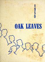 Burr Oak High School 1959 yearbook cover photo