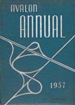 Avalon High School 1957 yearbook cover photo