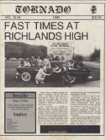 Richlands High School 1986 yearbook cover photo