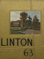 Linton High School 1963 yearbook cover photo