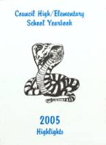 Council High School 2005 yearbook cover photo