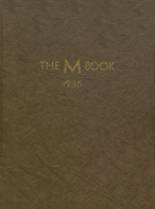 1936 Monroe High School Yearbook from Monroe, Wisconsin cover image