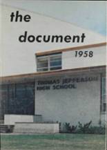 Thomas Jefferson High School 1958 yearbook cover photo