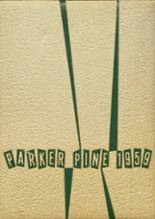 Parker High School 1959 yearbook cover photo