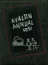 Avalon High School 1951 yearbook cover photo