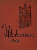 Hillsborough High School 1961 yearbook cover photo