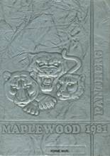 Maplewood High School 1981 yearbook cover photo