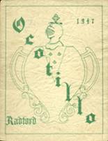 Radford School 1947 yearbook cover photo