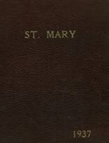 St. Mary High School 1937 yearbook cover photo