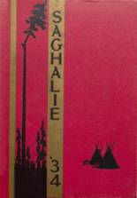 1934 Reed High School Yearbook from Shelton, Washington cover image