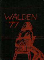 Walden High School 1977 yearbook cover photo