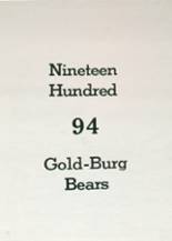 1994 Goldburg High School Yearbook from Stoneburg, Texas cover image