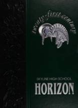 Skyline High School 2000 yearbook cover photo