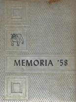 Stover High School 1958 yearbook cover photo