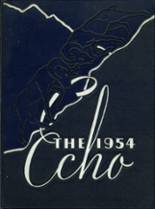 Dubuque High School 1954 yearbook cover photo