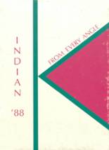 Navajo High School 1988 yearbook cover photo