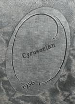 Cyrus High School 1956 yearbook cover photo