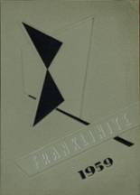 Franklin High School 1959 yearbook cover photo
