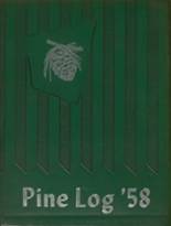 Pine Plains Central School 1958 yearbook cover photo