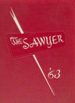 Saugerties High School 1963 yearbook cover photo