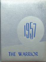 Brandon High School 1957 yearbook cover photo