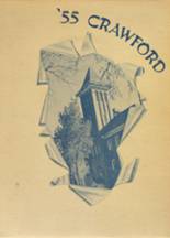 Crawford County Community High School 1955 yearbook cover photo