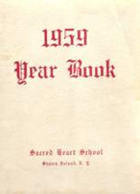 Sacred Heart School 1959 yearbook cover photo