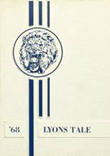 1968 Lyons High School Yearbook from Lyons, Colorado cover image