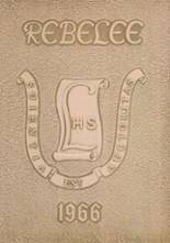 Lee High School 1966 yearbook cover photo