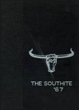 South High School 1967 yearbook cover photo