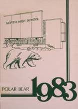 North High School 1983 yearbook cover photo